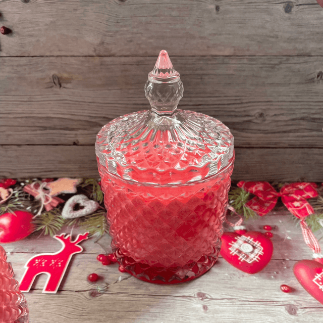 Glass Candle - Cinq (Chanel no.5)