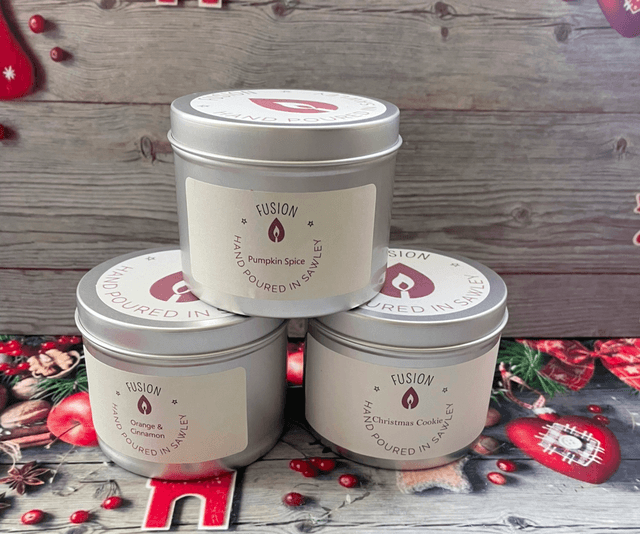 Large Soy Candle - Orange &amp; Cinnamon 