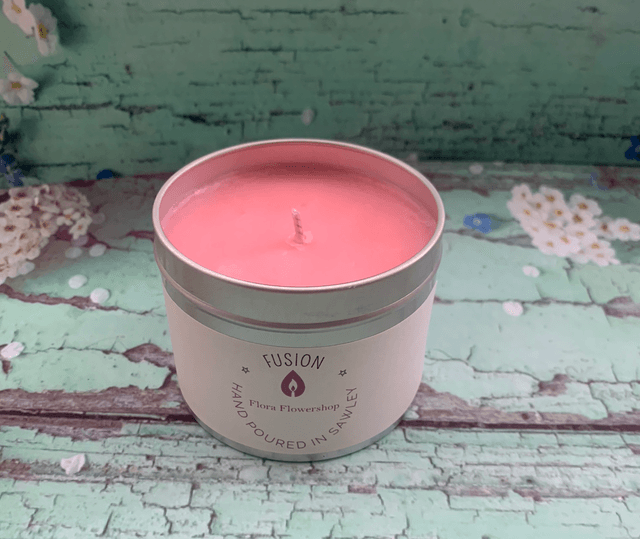 Candle in a Tin - Flora Flowershop