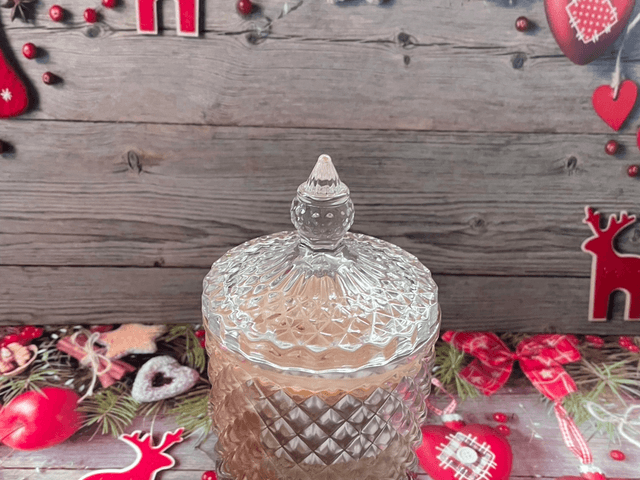 Glass Candle - Gingerbread 