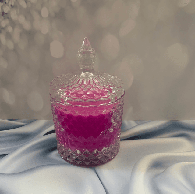 Small glass candle - Doodle bug 