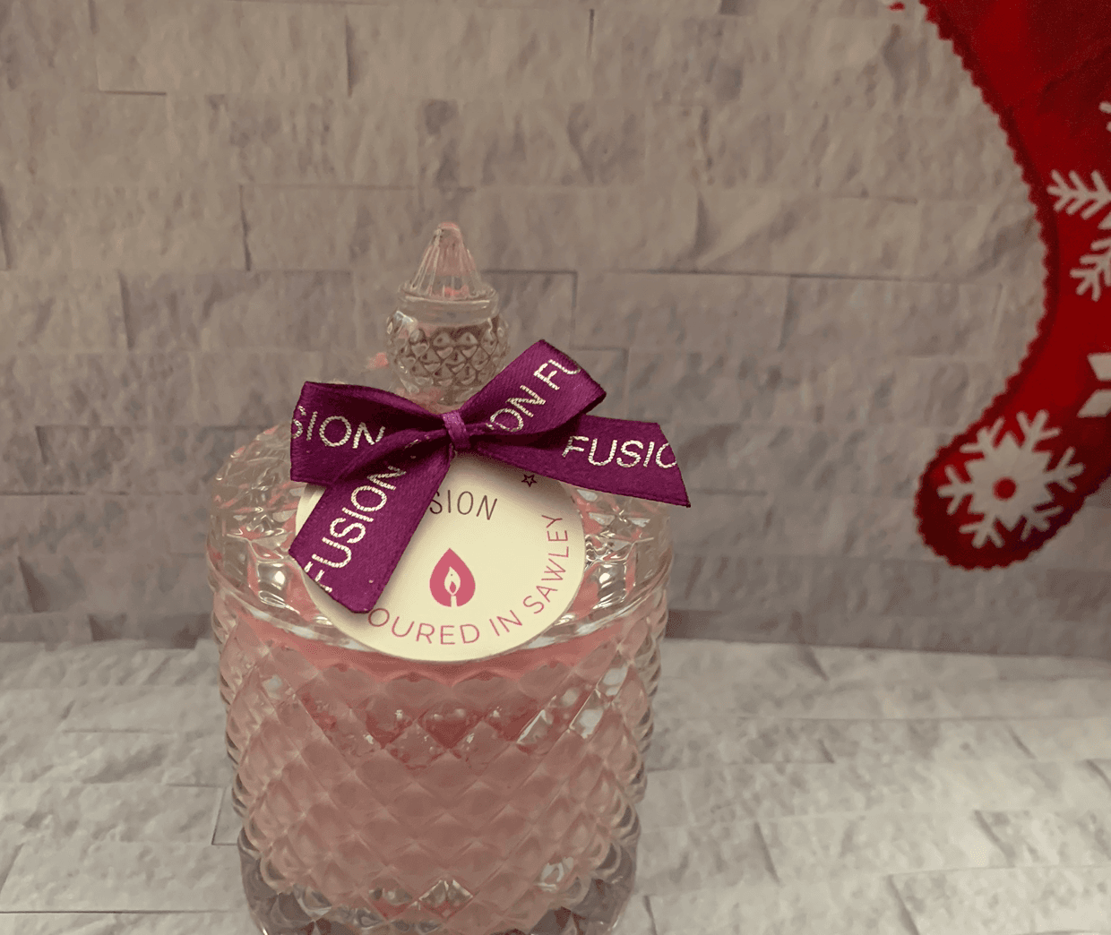 Glass Candle - Ice fairy